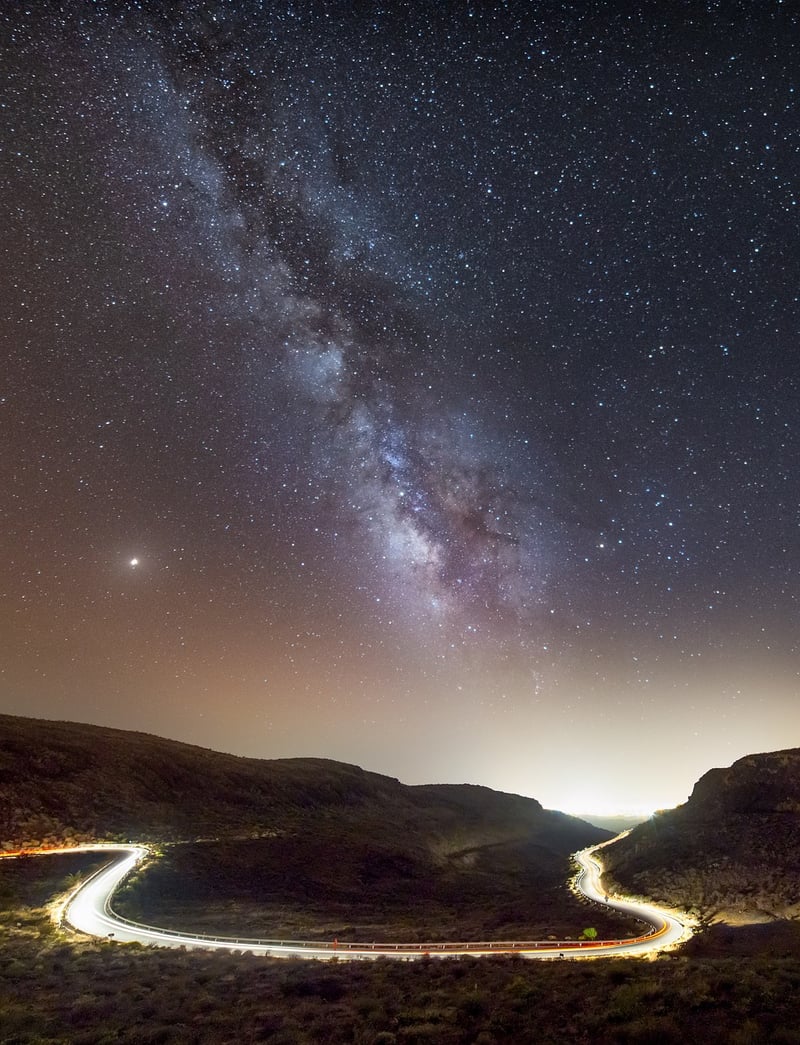 Starry Night Sky Backdrop